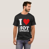 Rode Hij Ik Hou Van Hete Koe T-shirt (Voorkant volledig)