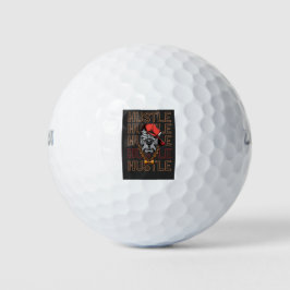 Rode Hoed Mad Dog Hustle Golfballen