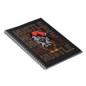Rode Hoed Mad Dog Hustle Notitieboek (Rechterzijde)