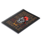 Rode Hoed Mad Dog Hustle Notitieboek (Linkerzijde)