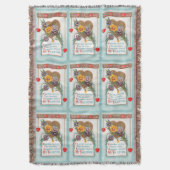 rode hoek — Harten en overvallen Valentijn Post Deken (Voorkant Verticaal)