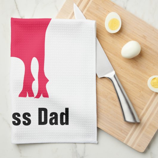 Rode Hog Barbeque keukenhanddoek (Quarter Fold)