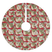 RODE HOGE HAKKEN KERSTBOOM ROK (Voorkant)