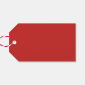 Rode Hoge Hakken met Kerstmisklokken Cadeaulabel (Achterkant Horizontaal)