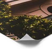 RODE HOGE STIJGENDE BOUW POSTER (Hoek)