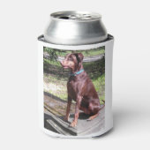 rode hond blikjeskoeler (Blikje Voorkant)