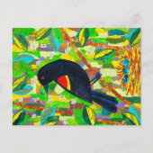 Rode hond briefkaart (Voorkant)