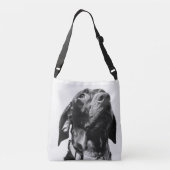 rode hond crossbody tas (Achterkant)
