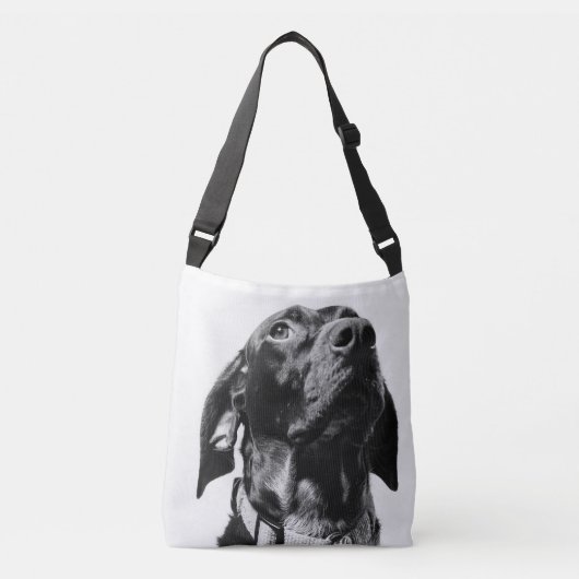 rode hond crossbody tas (Voorkant)
