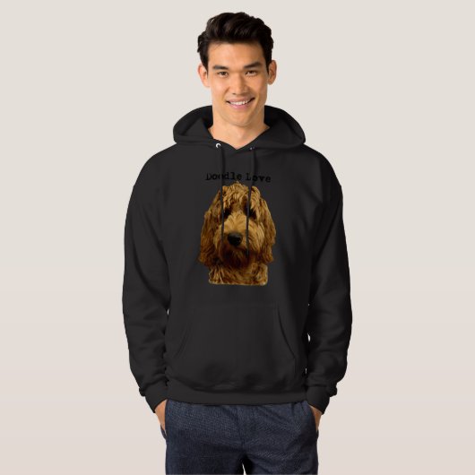 Rode hond hoodie (Voorkant volledig)