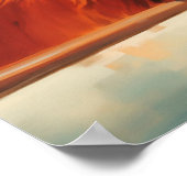 Rode Hond In Klassieke Vrachtwagen Window Art Prin Poster (Hoek)