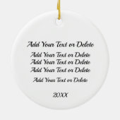  rode hond keramisch ornament (Achterkant)