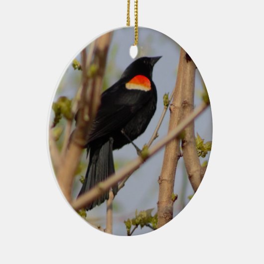 Rode hond keramisch ornament (Rechts)