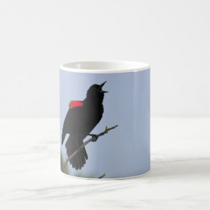 Rode hond koffiemok