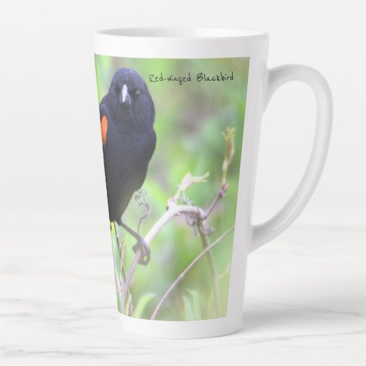 Rode hond latte mok (Rechts)