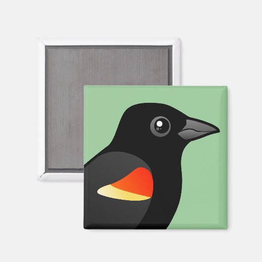 Rode hond magneet (Voorkant / Achterkant)