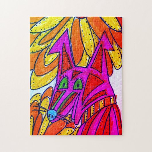 Rode Hond Puzzel (Verticaal)