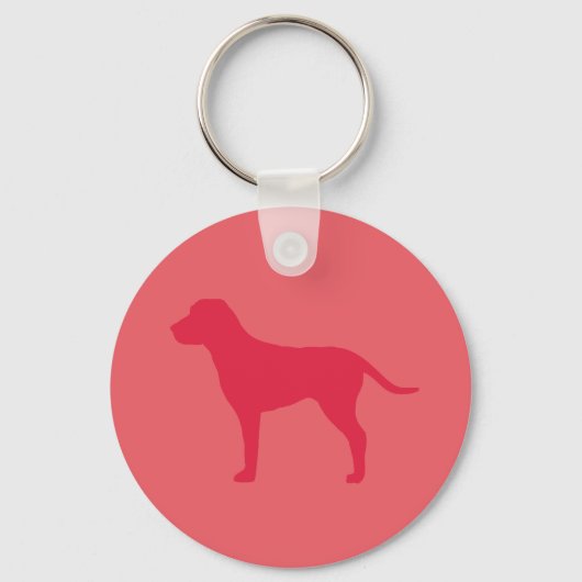 Rode Hond Sleutelhanger (Voorkant)