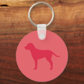 Rode Hond Sleutelhanger (Voorkant)