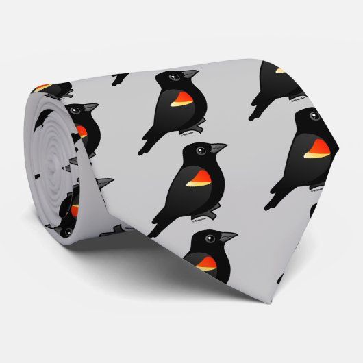 Rode hond stropdas (Opgerold)