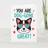 Rode Hond Weg Groot Kaart (Voorkant)