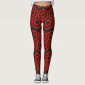 Rode honingraat leggings (Voorkant)