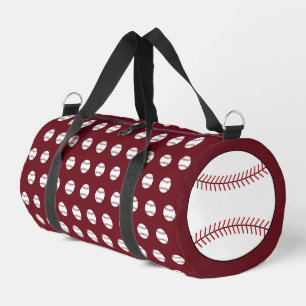 Rode honkbal duffel tas