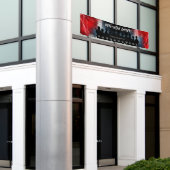 Rode Honkbal Softbal Dugout Banner Sportteam (Buitenkant Gebouw)