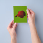 RODE HONKBALPET MET OPDRUK FLYER (Hand)