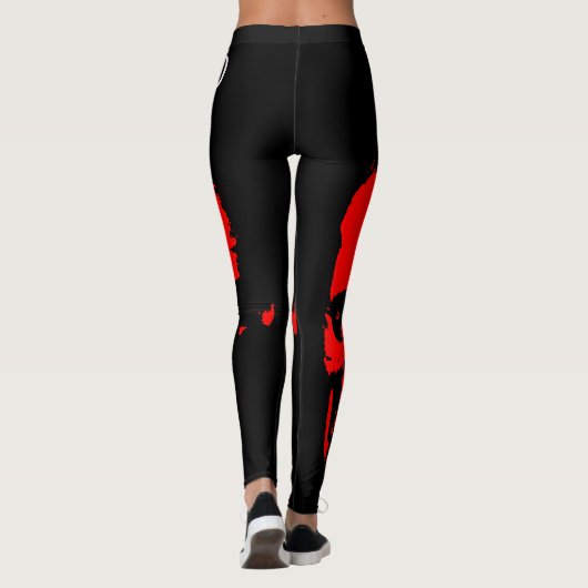 Rode Hoofd Leggings (Achterkant)