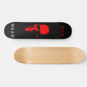 Rode Hoofd Skateboard (Horizontaal)