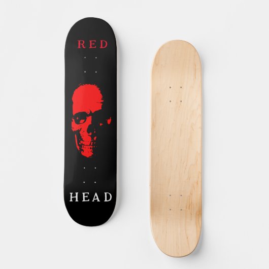 Rode Hoofd Skateboard (Voorkant)