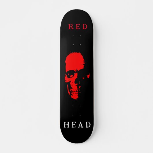 Rode Hoofd Skateboard (Voorkant)
