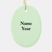 Rode Hoofd Vrouw Golfer Ornament (Achterkant)