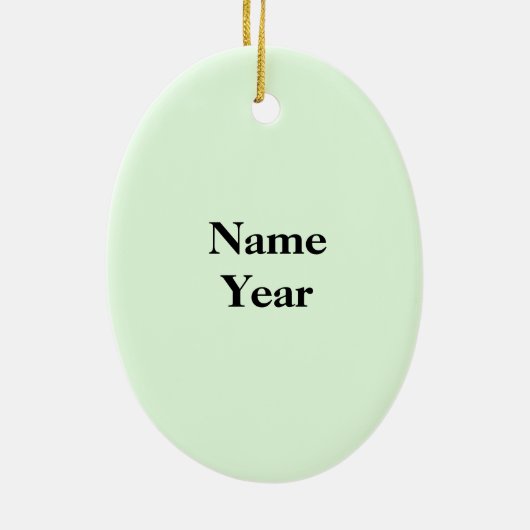 Rode Hoofd Vrouw Golfer Ornament (Achterkant)