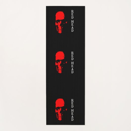 Rode hoofd yoga mat (Voorkant)