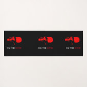 Rode hoofd yoga mat (Achterkant (horizontaal))