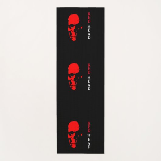 Rode hoofd yoga mat (Voorkant)