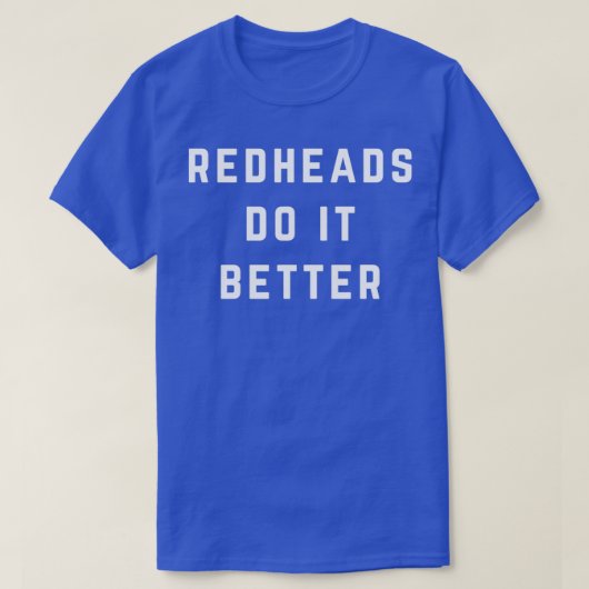 Rode hoofden doen het beter 2 t-shirt (Design voorkant)