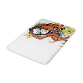 Rode hoofden en Butterflies Bath Mat (Gekanteld)
