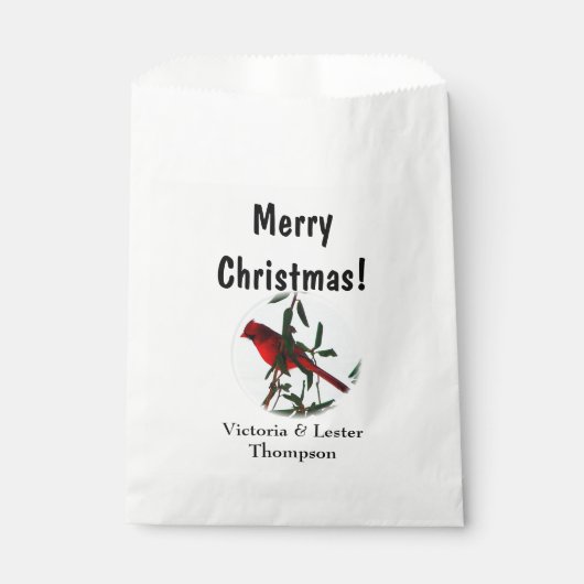 Rode HoofdKerstmis Bedankzakje (Voorkant)