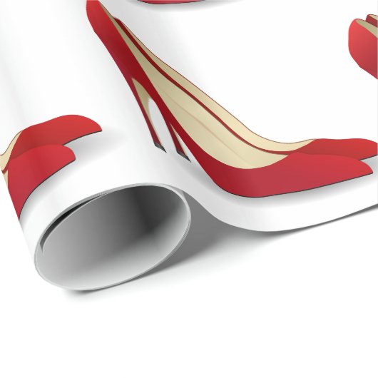 Rode hoogten cadeaupapier (Rol Hoek)