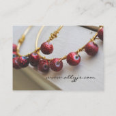 Rode Hoop-Visitekaartjes Visitekaartje (Achterkant)