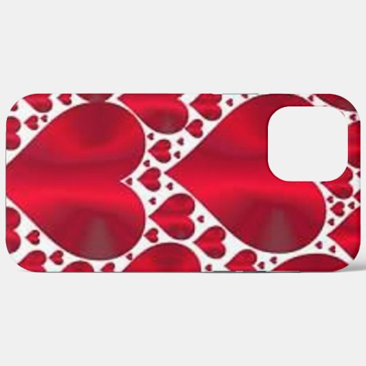 RODE HOORZITTEN VOOR VALENTIJNSDAG Case-Mate iPhone CASE (Achterkant (horizontaal))