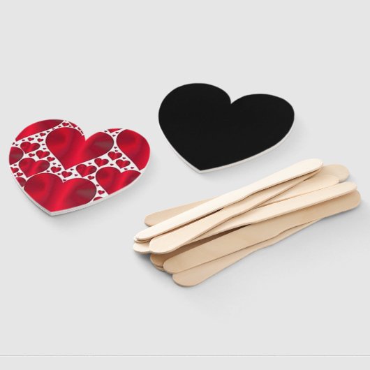 RODE HOORZITTEN VOOR VALENTIJNSDAG HANDWAAIER (Niet-gemonteerd)