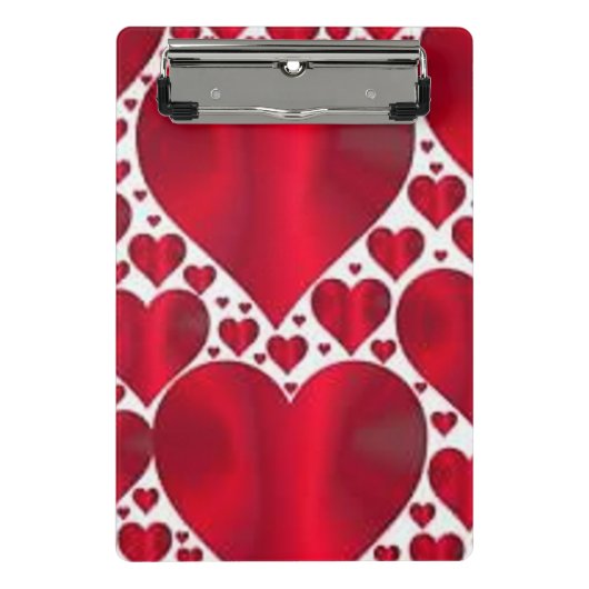 RODE HOORZITTEN VOOR VALENTIJNSDAG MINI KLEMBORD (Voorkant)