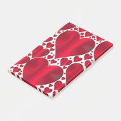 RODE HOORZITTEN VOOR VALENTIJNSDAG POST-IT® NOTES (Schuin)