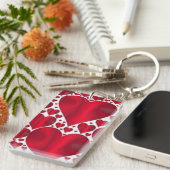 RODE HOORZITTEN VOOR VALENTIJNSDAG SLEUTELHANGER (Voorkant Rechts)