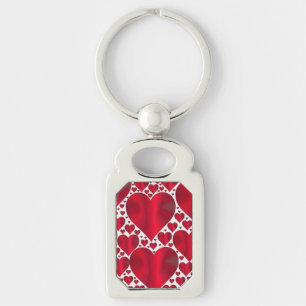 RODE HOORZITTEN VOOR VALENTIJNSDAG SLEUTELHANGER