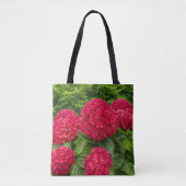 Rode Hortensia Tassen Tas (Voorkant)